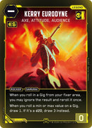 Image for Kerry Eurodyne - Axe, Attitude, Audience (Rare) (037) (Welcome to Night City - Retail) - Cyberpunk TCG