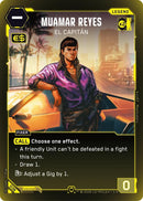 Image for Muamar Reyes - El Capitan (Rare) (038) (Welcome to Night City - Retail) - Cyberpunk TCG