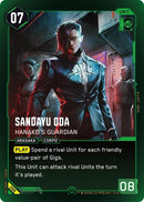 Image for Sandayu Oda - Hanako's Guardian (Rare) (088) (Welcome to Night City - Retail) - Cyberpunk TCG
