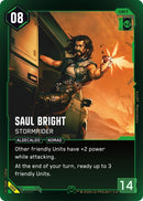 Image for Saul Bright - Stormrider (089) (Welcome to Night City - Retail) - Cyberpunk TCG