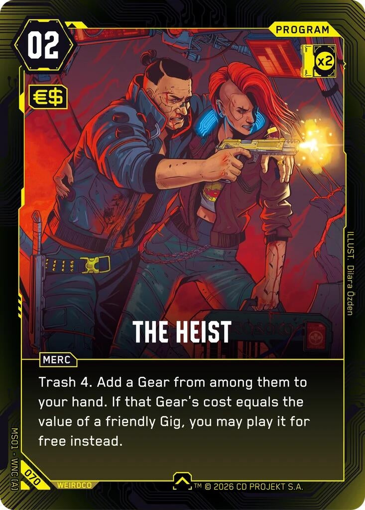 Image for The Heist (070) (Welcome to Night City - Retail) - Cyberpunk TCG