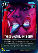 Image for Three Mouths, One Desire (137) (Welcome to Night City - Retail) - Cyberpunk TCG