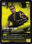 Image for Viktor Vektor - Drop Your Illusions (057) (Welcome to Night City - Retail) - Cyberpunk TCG