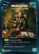 Image for Wakako Okada - Peace and Harmony (Rare) (110) (Welcome to Night City - Retail) - Cyberpunk TCG