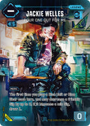 Image for Jackie Welles - Pour One Out For Me (B005) (Box Toppers - Beta) - Cyberpunk TCG