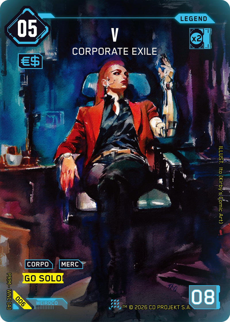 Image for V - Corporate Exile (006) (Box Toppers - Retail) - Cyberpunk TCG