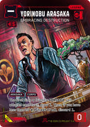 Image for Yorinobu Arasaka - Embracing Destruction (001) (Box Toppers - Retail) - Cyberpunk TCG