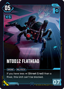 Image for MT0D12 Flathead (015) (The Heist - Retail Starter Deck) - Cyberpunk TCG