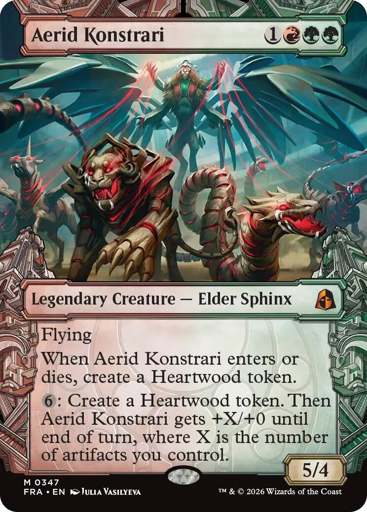 Image for Aerid Konstrari (Showcase) (0347) (347) (Reality Fracture) (FRA) - Magic: The Gathering