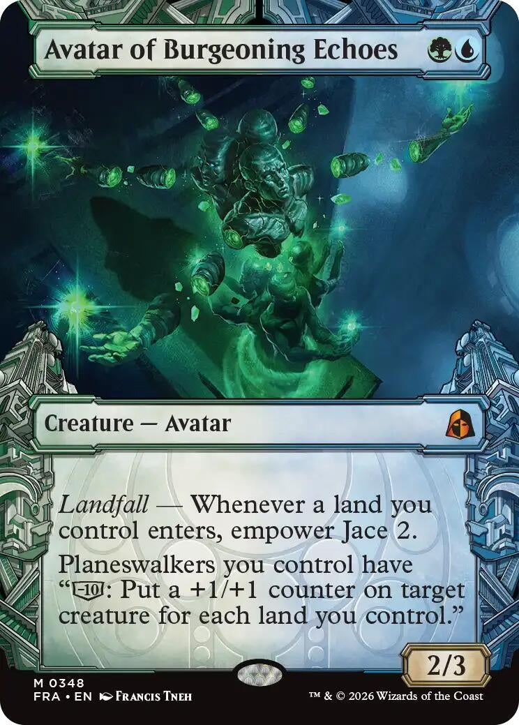 Image for Avatar of Burgeoning Echoes (Showcase) (348) (Reality Fracture) (FRA) - Magic: The Gathering