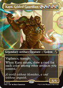 Image for Karn, Gilded Guardian (Borderless) (316) (Reality Fracture) (FRA) - Magic: The Gathering