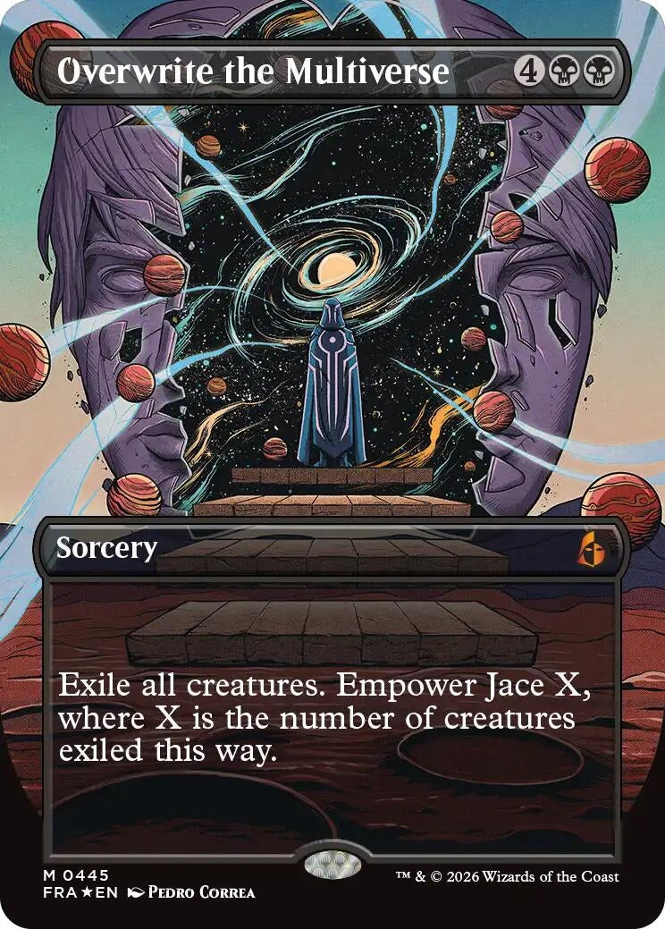 Image for Overwrite the Multiverse (Borderless) (445) (Reality Fracture) (FRA) - Magic: The Gathering
