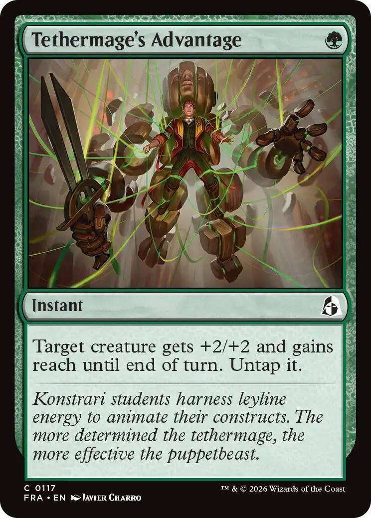 Image for Tethermage's Advantage (117) (Reality Fracture) (FRA) - Magic: The Gathering