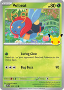 Image for Volbeat (003/128) (ME: 30th Celebration) (30C) - Pokemon