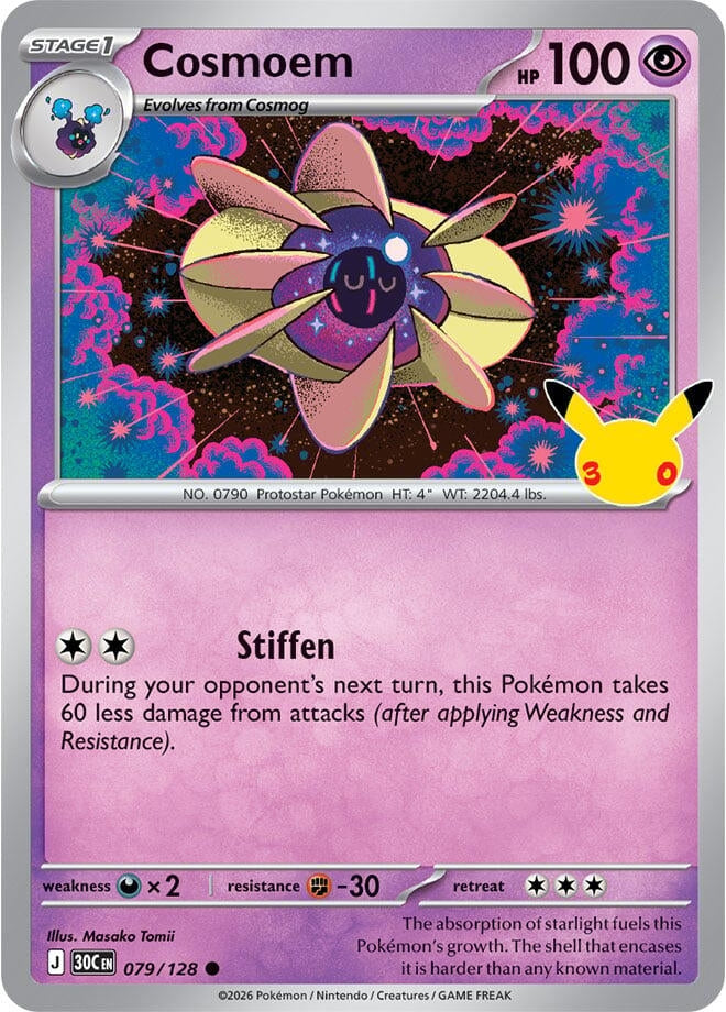 Image for Cosmoem (079/128) (ME: 30th Celebration) (30C) - Pokemon
