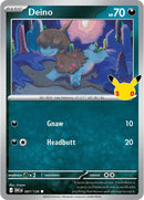 Image for Deino (097/128) (ME: 30th Celebration) (30C) - Pokemon