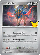 Image for Zacian (106/128) (ME: 30th Celebration) (30C) - Pokemon