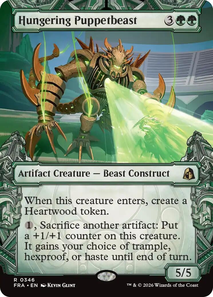 Image for Hungering Puppetbeast (Showcase) (346) (Reality Fracture) (FRA) - Magic: The Gathering