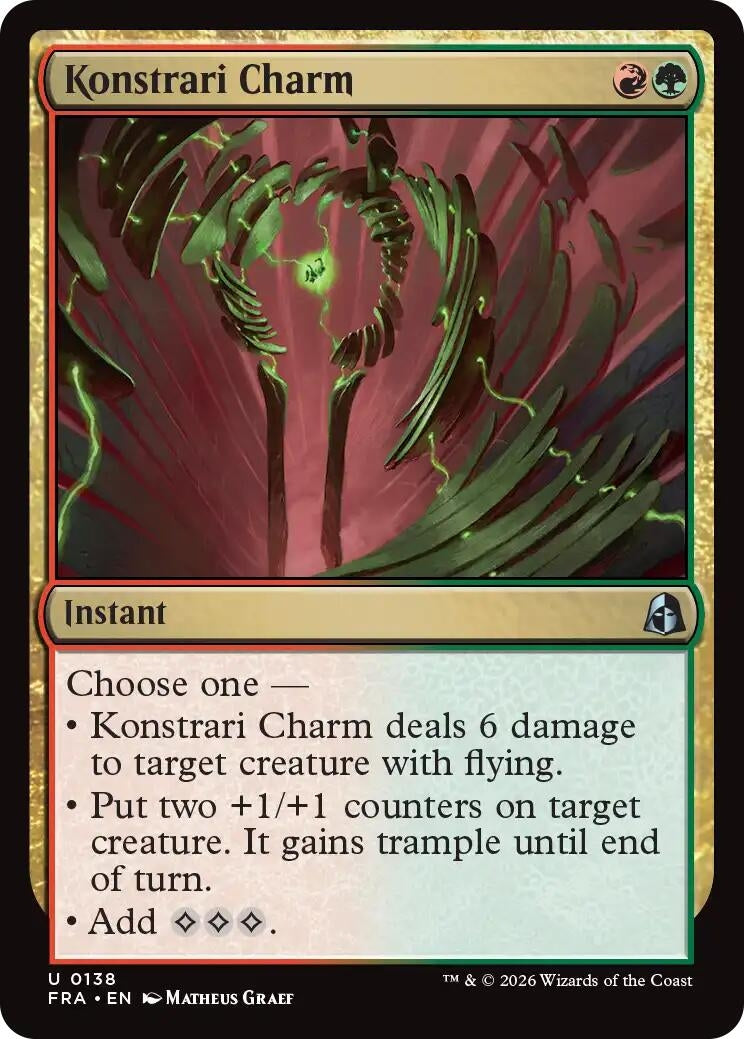 Image for Konstrari Charm (138) (Reality Fracture) (FRA) - Magic: The Gathering