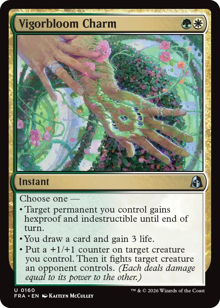 Image for Vigorbloom Charm (160) (Reality Fracture) (FRA) - Magic: The Gathering