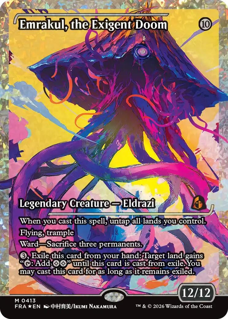 Image for Emrakul, the Exigent Doom (Showcase) (Fracture Foil) (413) (Reality Fracture) (FRA) - Magic: The Gathering