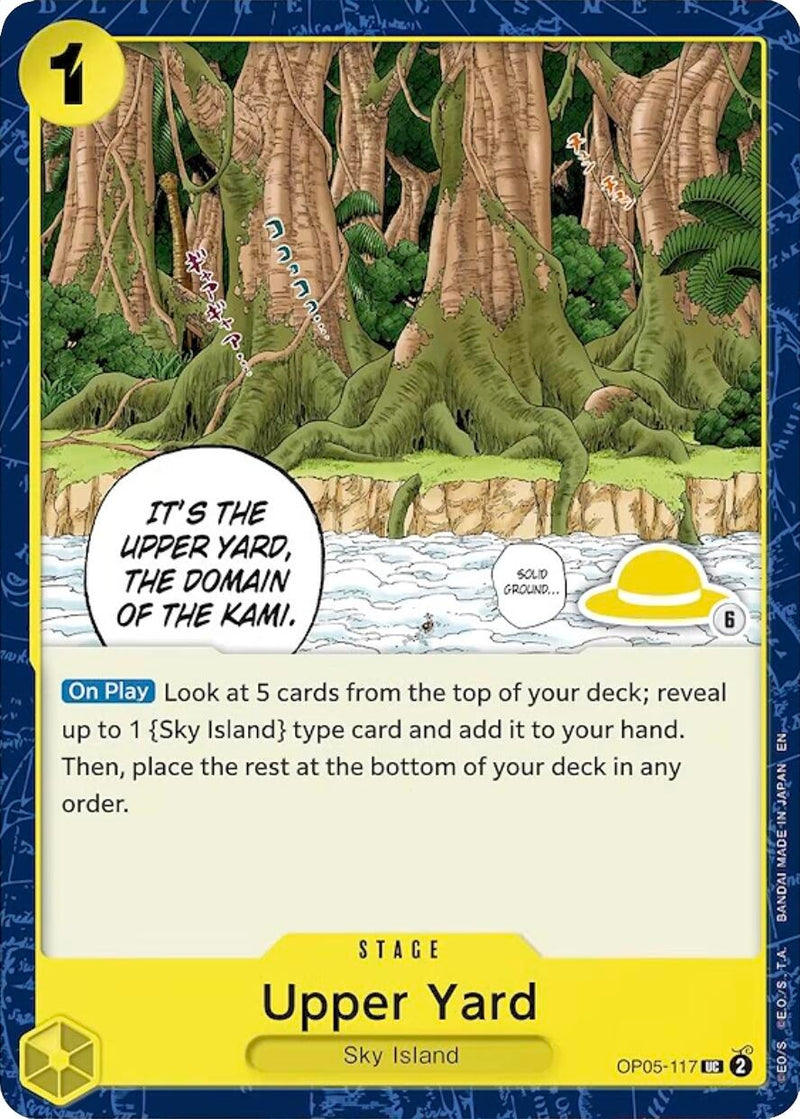 Image for Upper Yard (Luffy Deck) (OP05-117) (Set Sail Deck Set) (SD01) - One Piece Card Game
