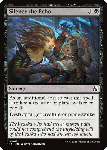 Image for Silence the Echo (66) (Reality Fracture) (FRA) - Magic: The Gathering