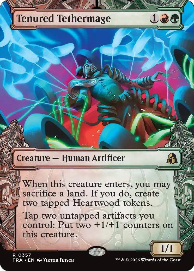 Image for Tenured Tethermage (Showcase) (357) (Reality Fracture) (FRA) - Magic: The Gathering