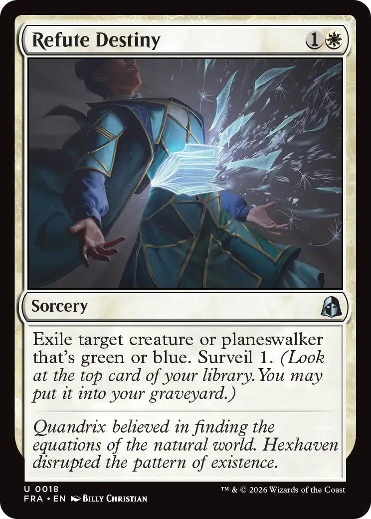 Image for Refute Destiny (18) (Reality Fracture) (FRA) - Magic: The Gathering