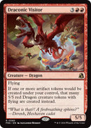 Image for Draconic Visitor (80) (Reality Fracture) (FRA) - Magic: The Gathering