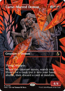 Image for Curse-Marred Demon (Borderless) (328) (Reality Fracture) (FRA) - Magic: The Gathering