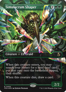 Image for Simulacrum Shaper (Borderless) (Facet Foil) (460) (Reality Fracture) (FRA) - Magic: The Gathering