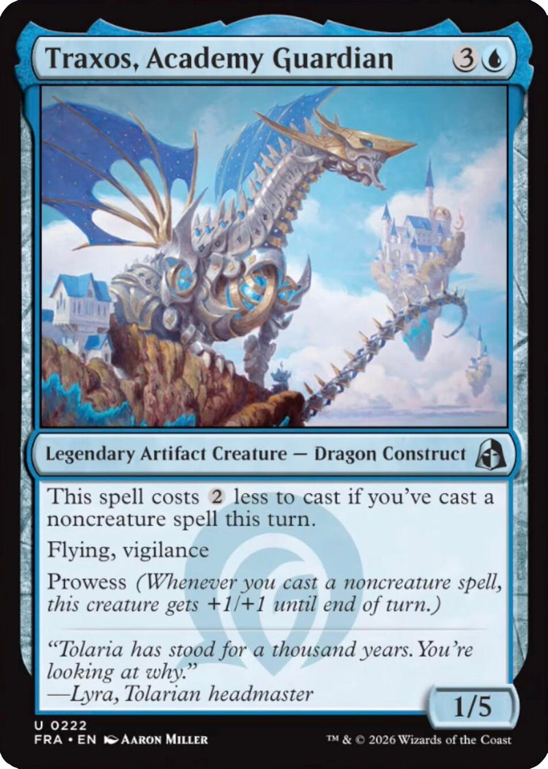 Image for Traxos, Academy Guardian (222) (Reality Fracture) (FRA) - Magic: The Gathering