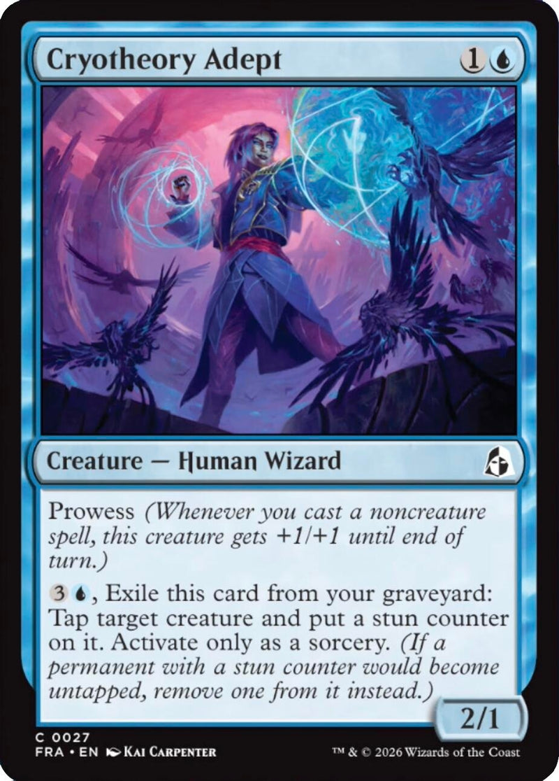 Image for Cryotheory Adept (27) (Reality Fracture) (FRA) - Magic: The Gathering
