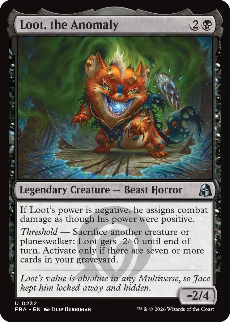 Image for Loot, the Anomaly (232) (Reality Fracture) (FRA) - Magic: The Gathering
