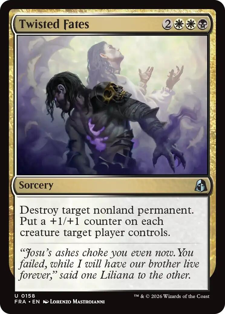 Image for Twisted Fates (158) (Reality Fracture) (FRA) - Magic: The Gathering