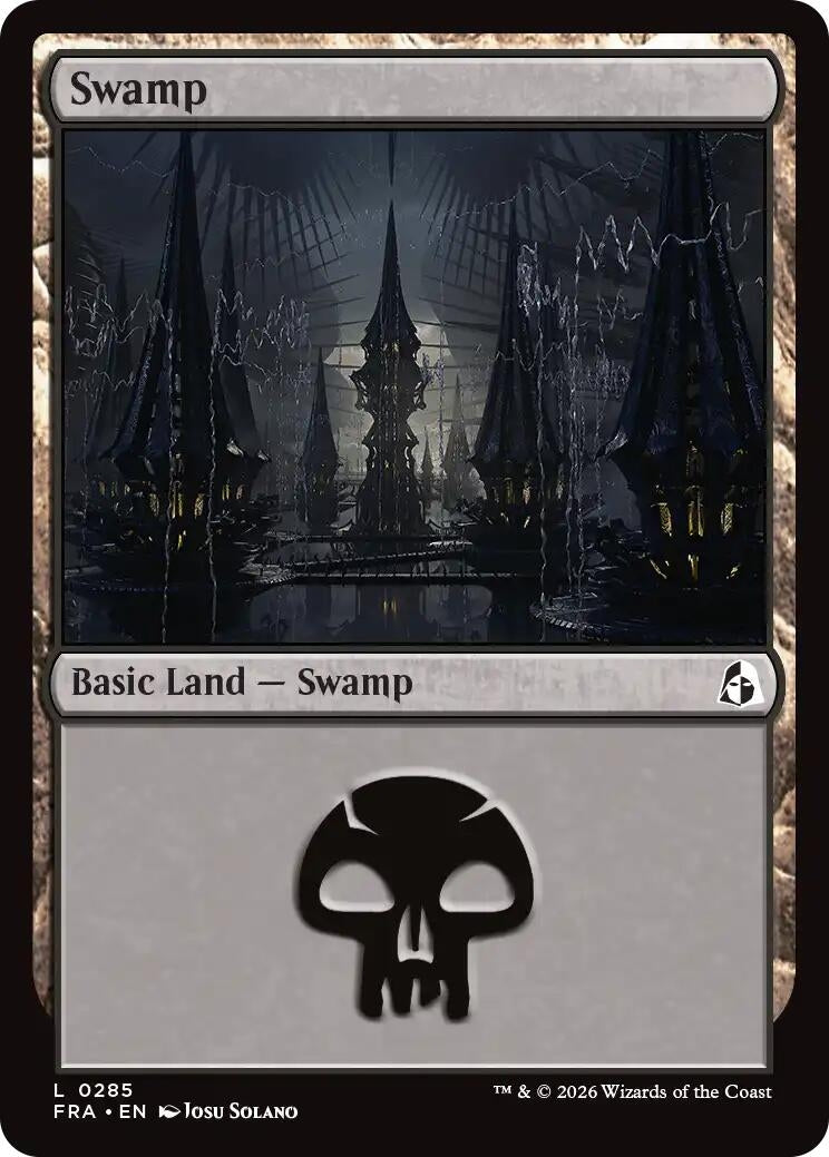 Image for Swamp (0285) (285) (Reality Fracture) (FRA) - Magic: The Gathering
