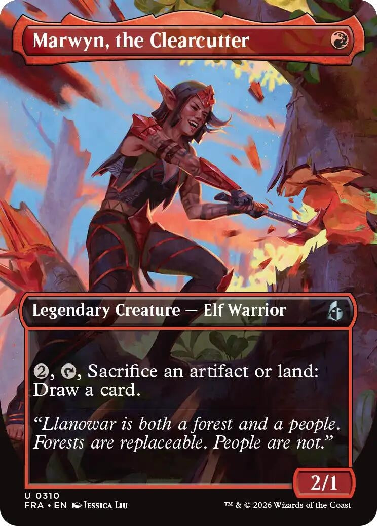Image for Marwyn, the Clearcutter (Borderless) (310) (Reality Fracture) (FRA) - Magic: The Gathering