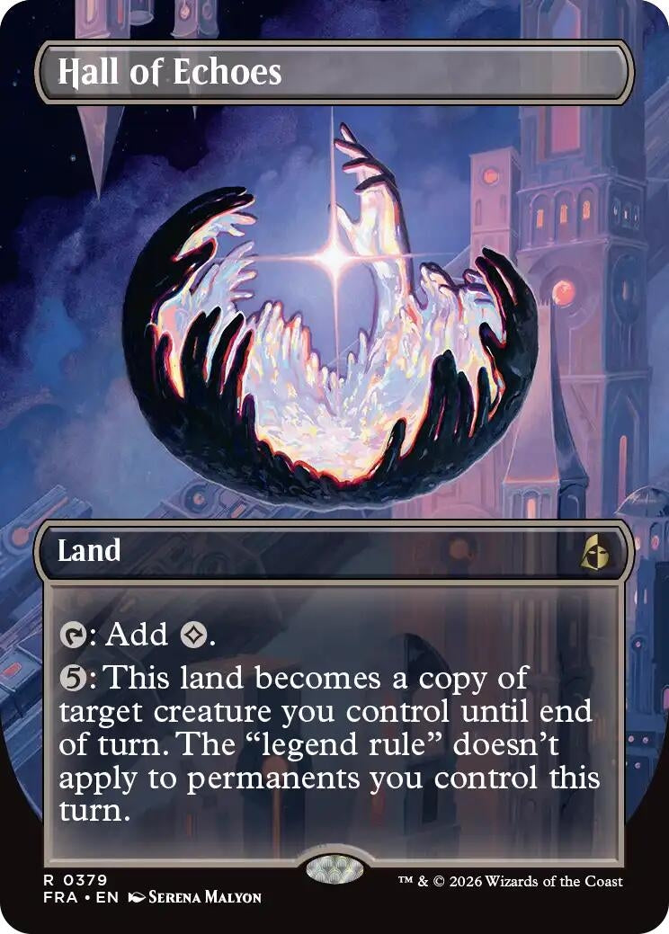 Image for Hall of Echoes (Borderless) (379) (Reality Fracture) (FRA) - Magic: The Gathering