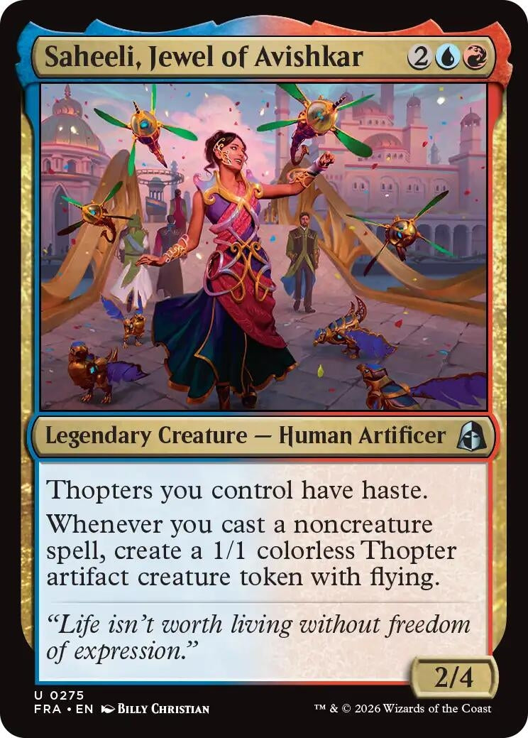 Image for Saheeli, Jewel of Avishkar (275) (Reality Fracture) (FRA) - Magic: The Gathering
