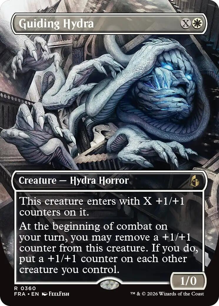 Image for Guiding Hydra (Borderless) (360) (Reality Fracture) (FRA) - Magic: The Gathering