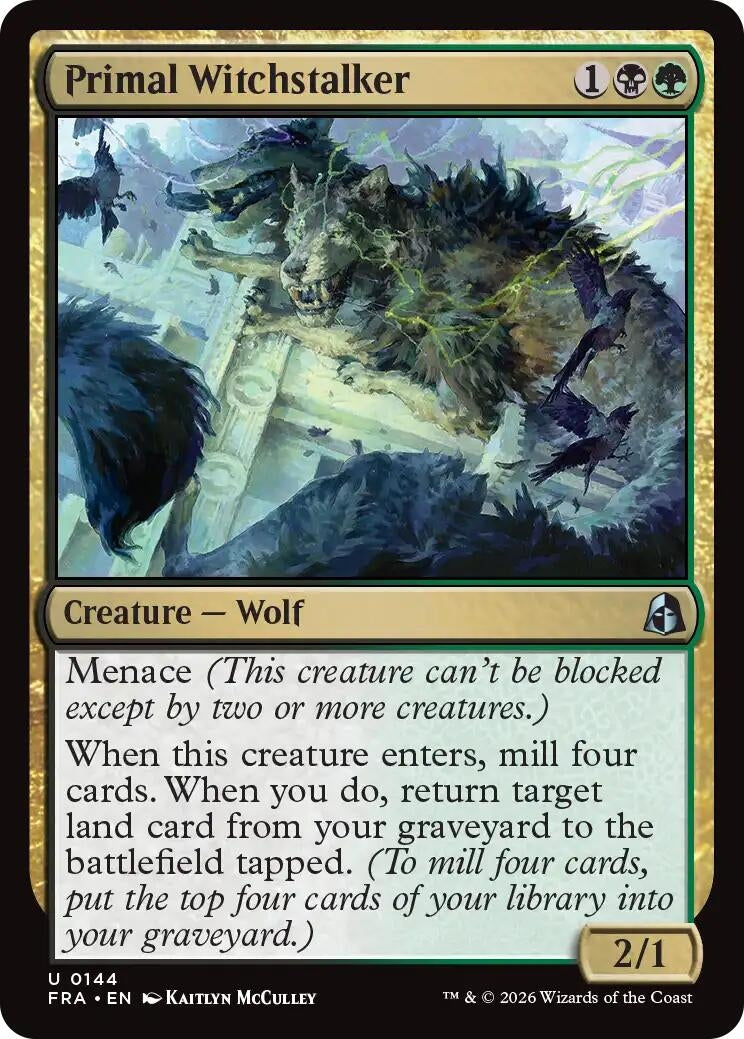 Image for Primal Witchstalker (144) (Reality Fracture) (FRA) - Magic: The Gathering