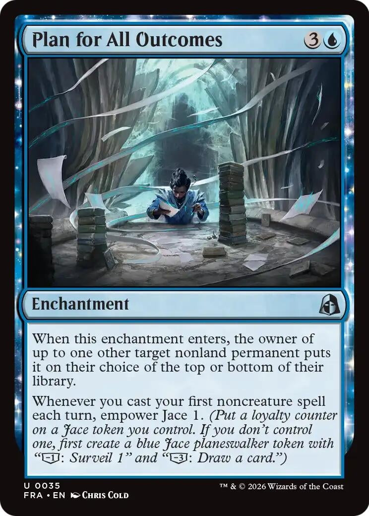 Image for Plan for All Outcomes (35) (Reality Fracture) (FRA) - Magic: The Gathering