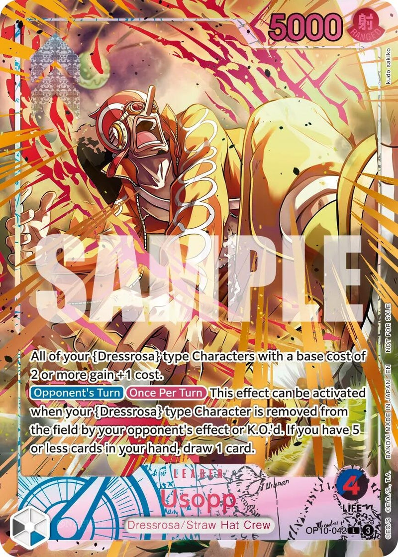 Image for Usopp (Flame-Flame Fruit Coliseum) (OP10-042) (One Piece Promotion Cards) (OP-PR) - One Piece Card Game