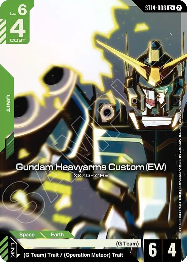 Image for Gundam Heavyarms Custom (EW) (C+) (ST14-008) (Starter Deck 14: Heavy Dominion) (ST14) - Gundam Card Game