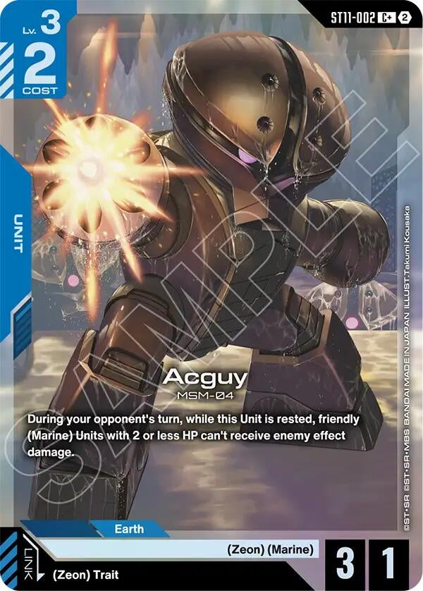 Image for Acguy (C+) (ST11-002) (Starter Deck 11: Aquatic Assault) (ST11) - Gundam Card Game
