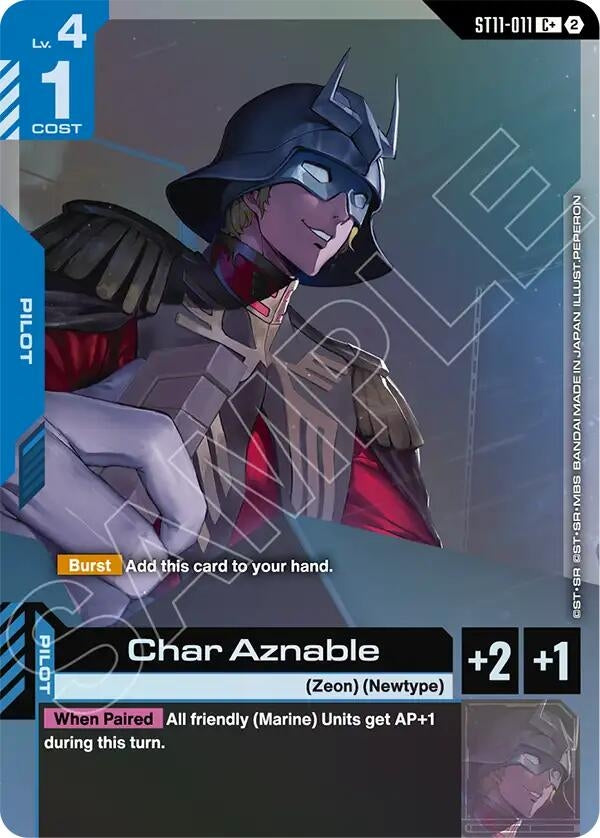 Image for Char Aznable (C+) (ST11-011) (Starter Deck 11: Aquatic Assault) (ST11) - Gundam Card Game