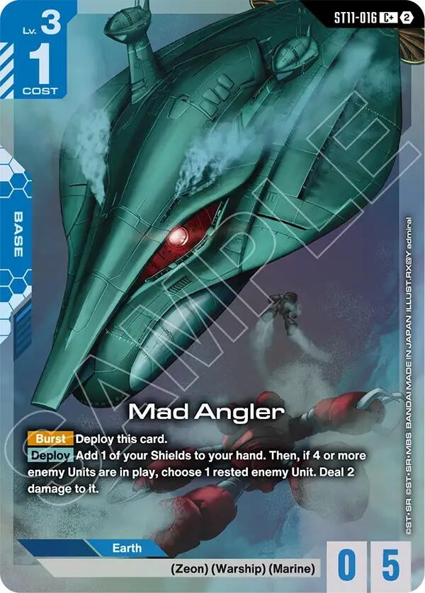 Image for Mad Angler (C+) (ST11-016) (Starter Deck 11: Aquatic Assault) (ST11) - Gundam Card Game