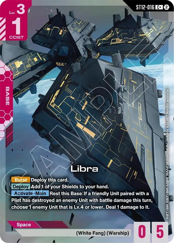 Image for Libra (C+) (ST12-016) (Starter Deck 12: Raging Onslaught) (ST12) - Gundam Card Game
