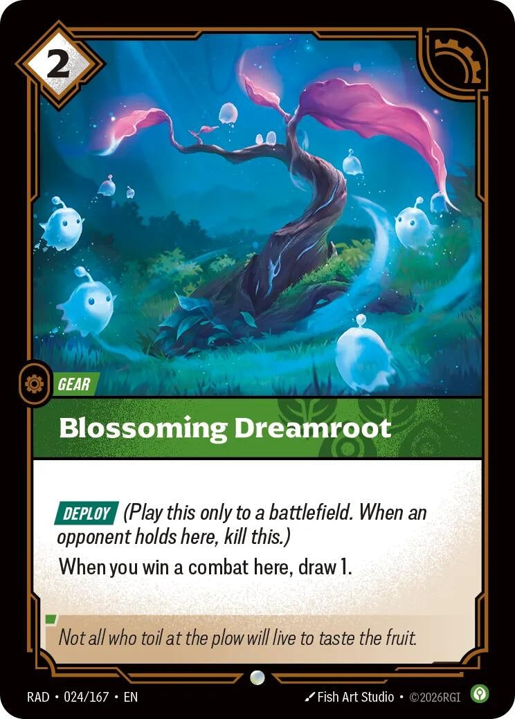 Image for Blossoming Dreamroot (024/167) (Radiance) (RAD) - Riftbound: League of Legends Trading Card Game